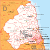 Newcastle postcode map