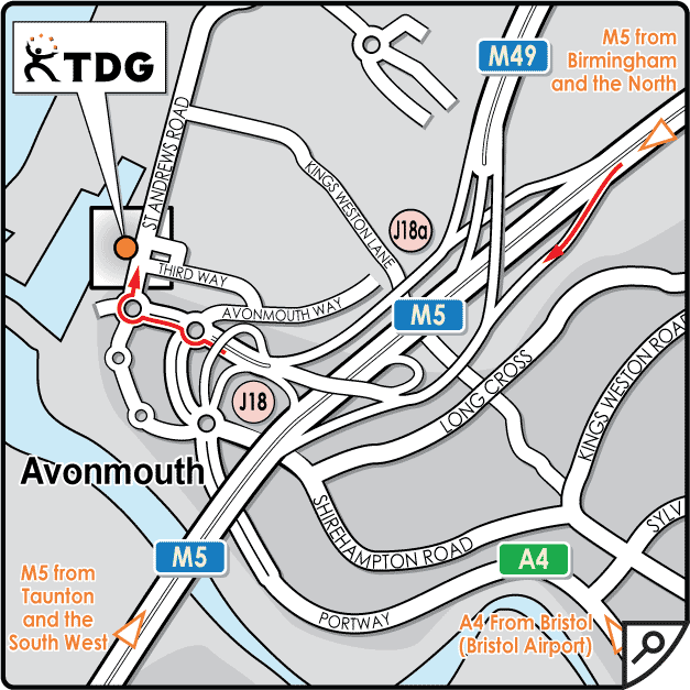 small location map for flyer