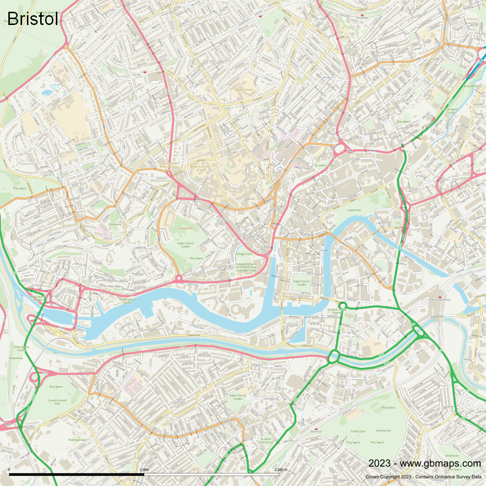 Download Bristol city Map