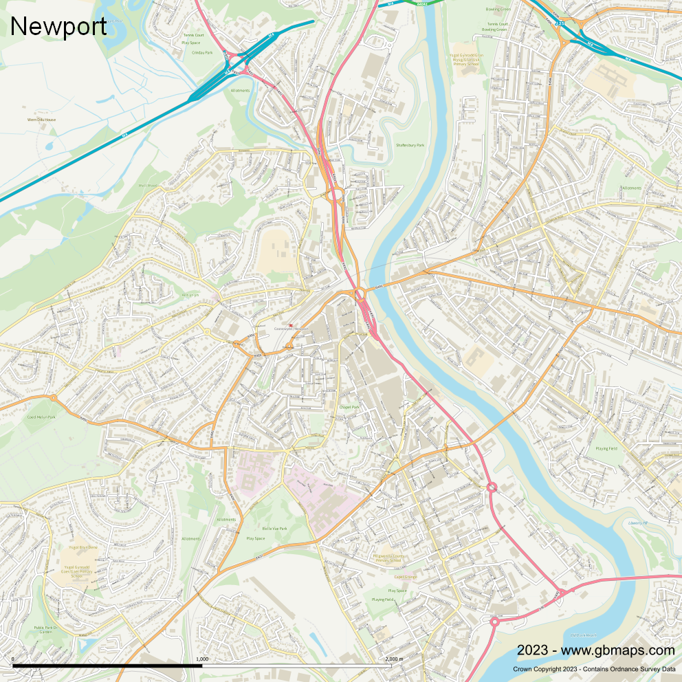 Download Newport city Map