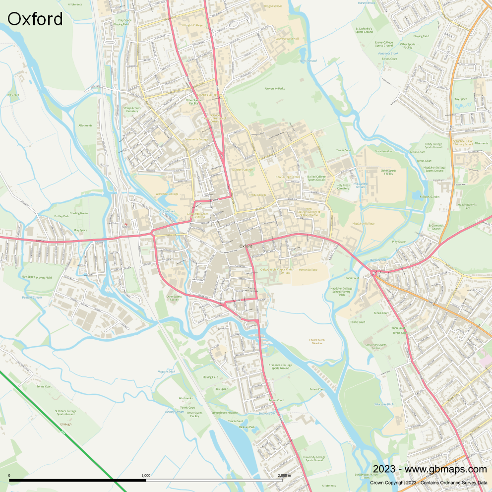 Download Oxford city Map