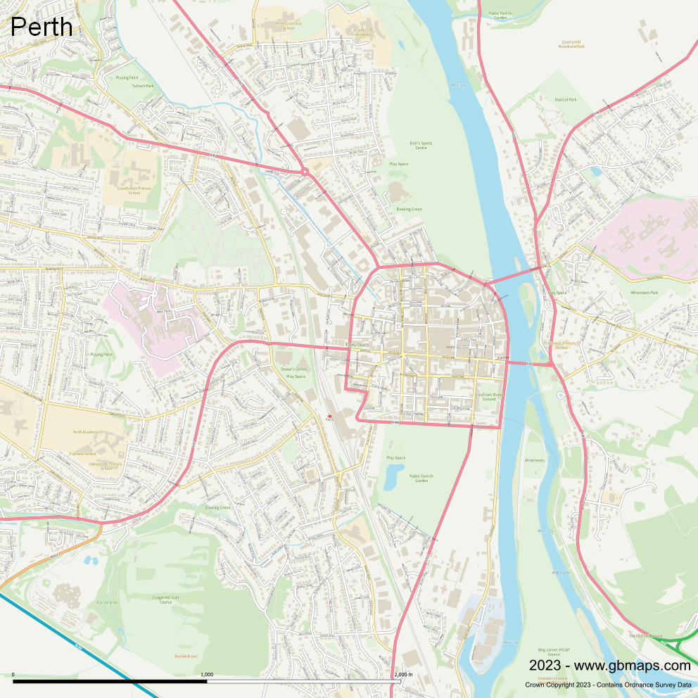 Download Perth city Map