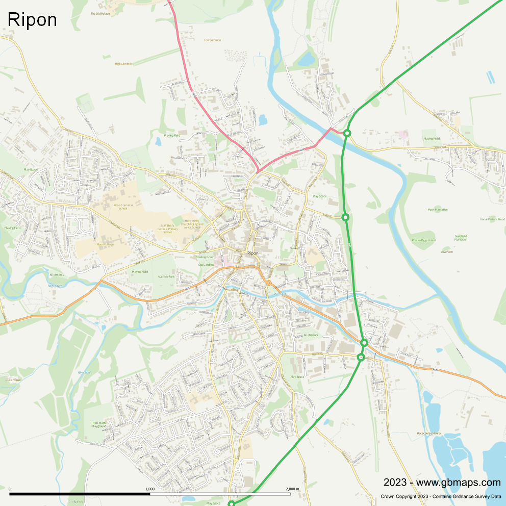 Download Ripon city Map