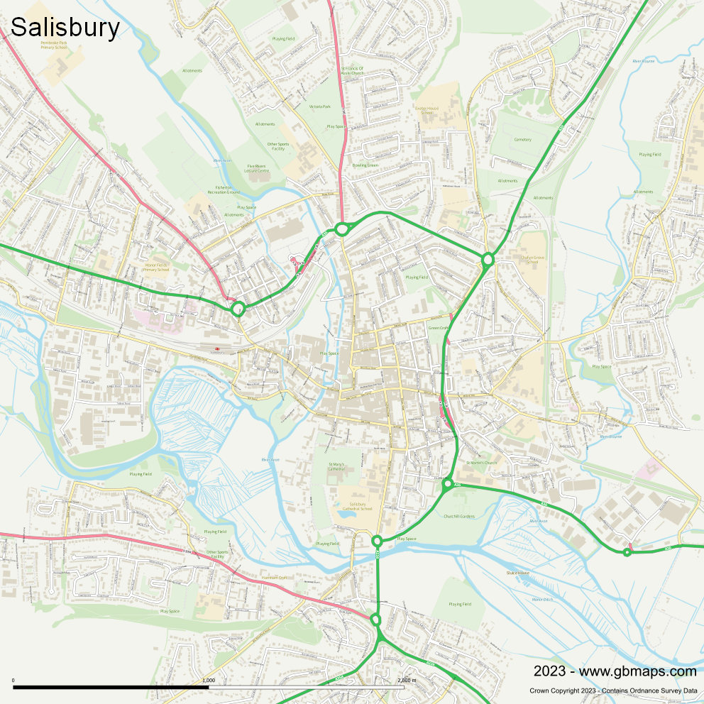 Download Salisbury city Map
