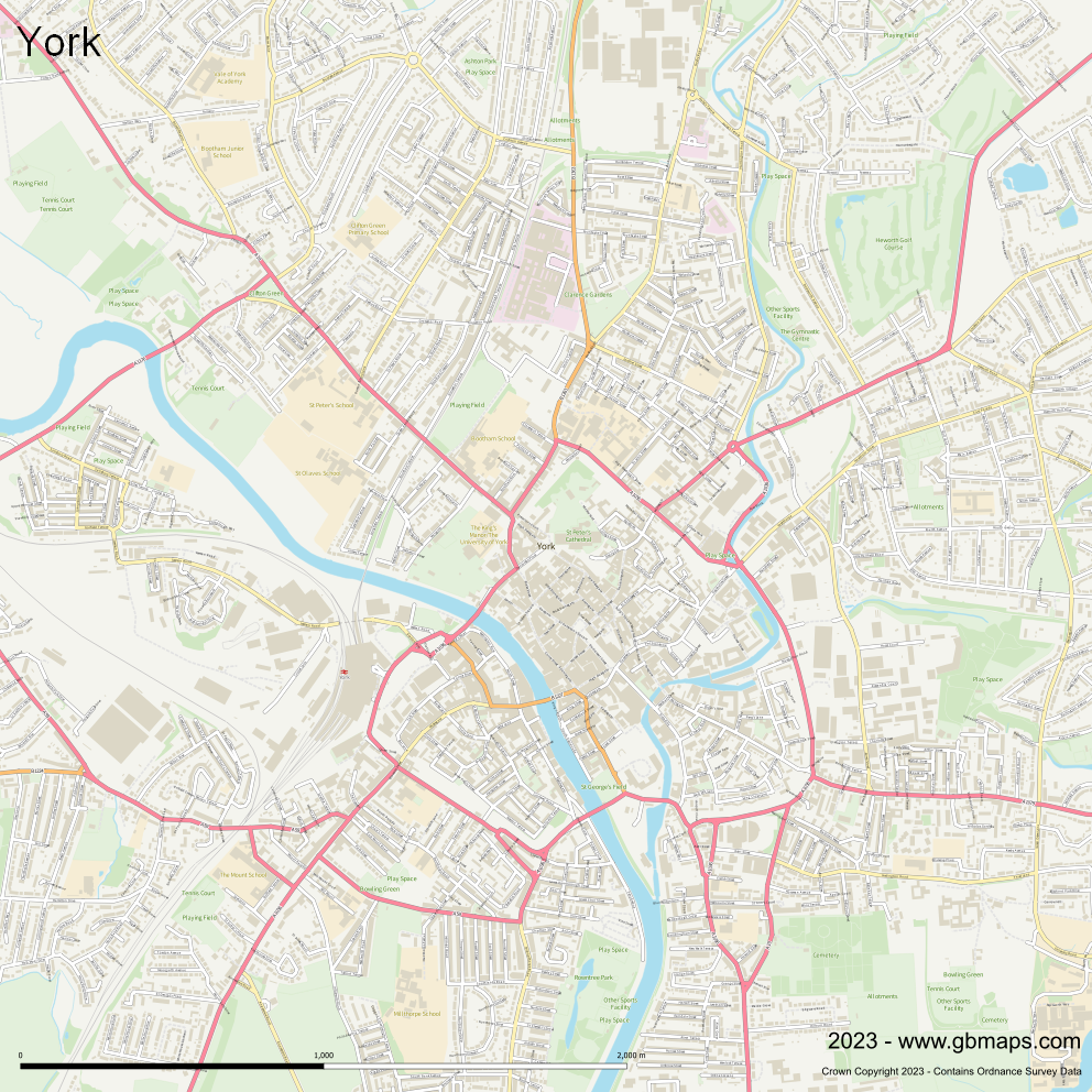 Download York city Map