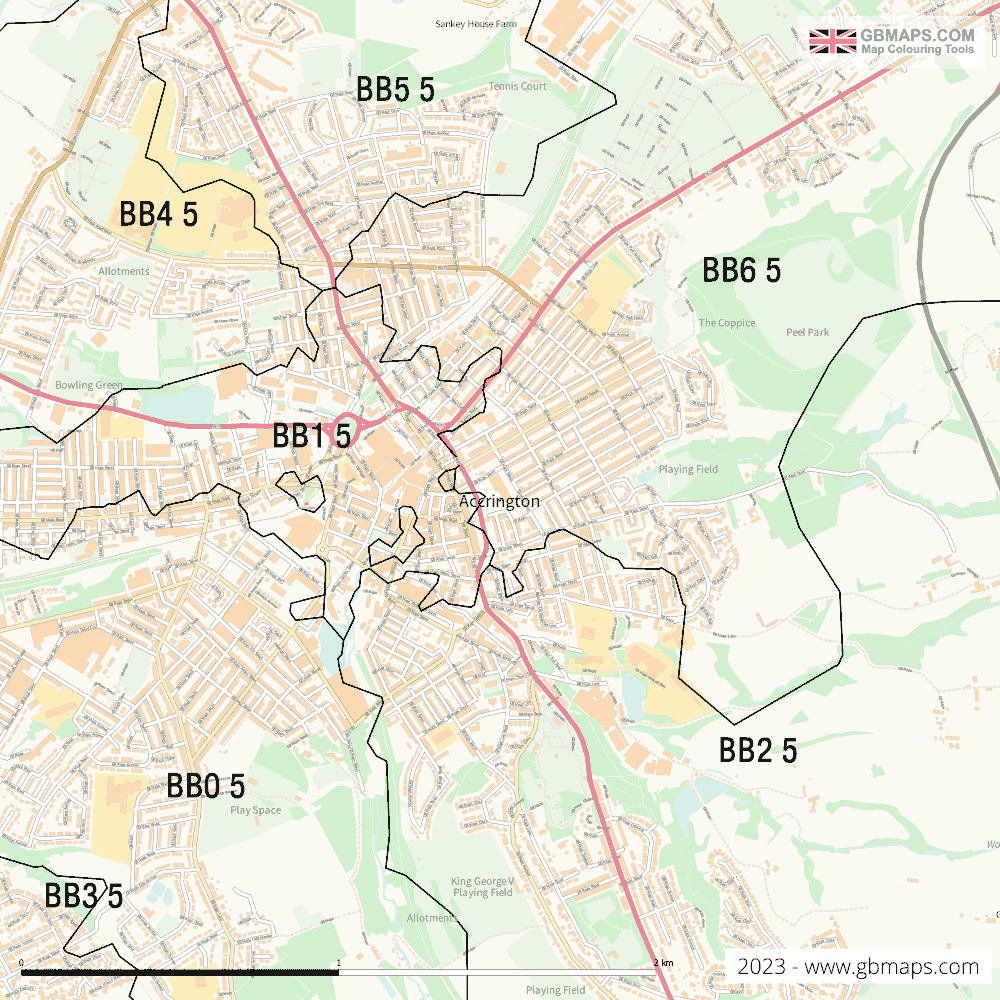 Download Accrington Town Map