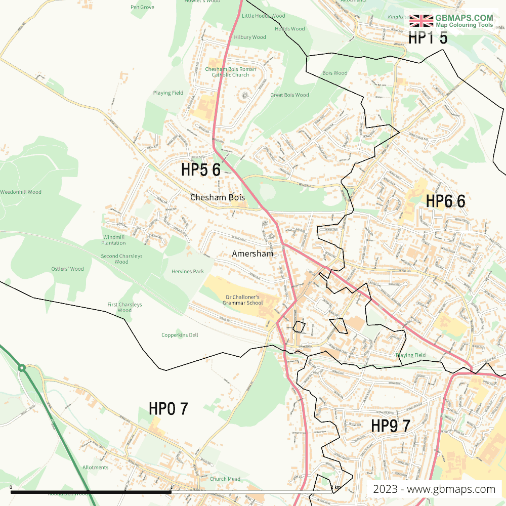 Download Amersham Town Map