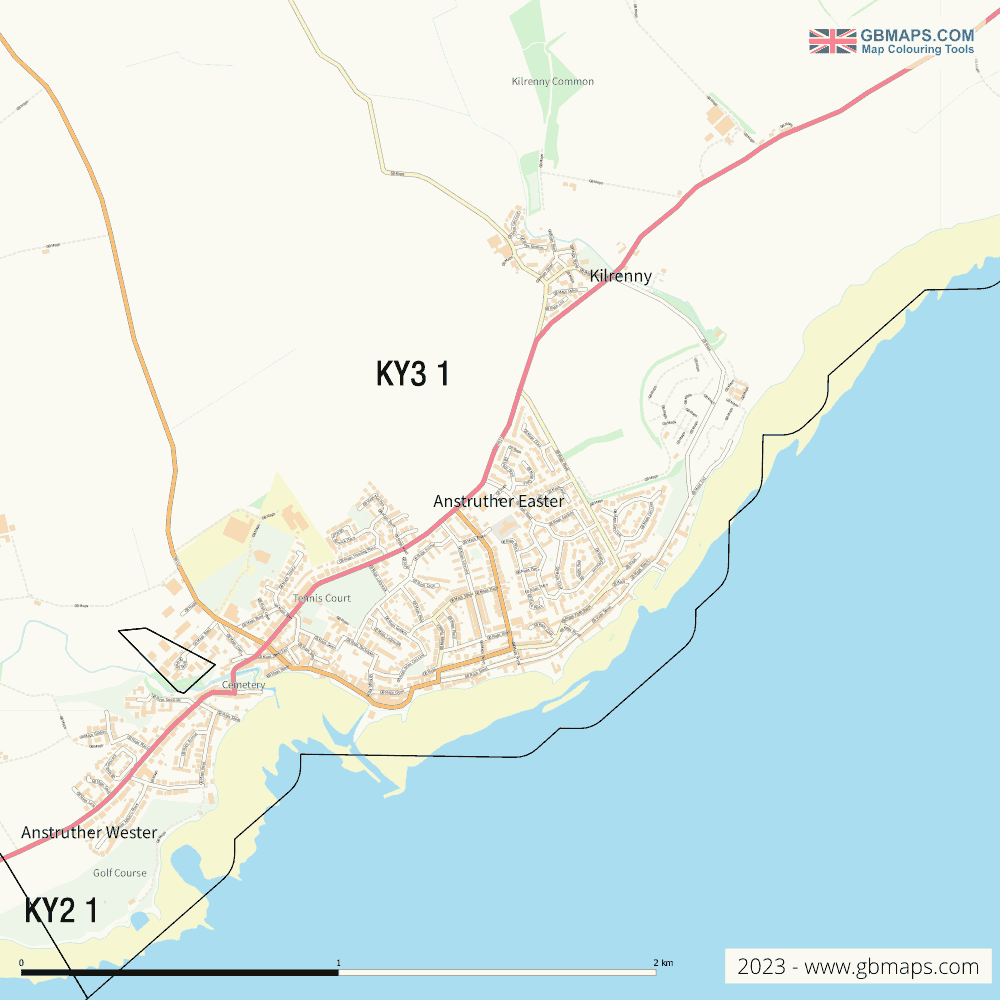 Download Anstruther Easter Town Map