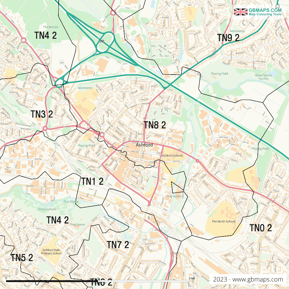 Download Ashford Town Map