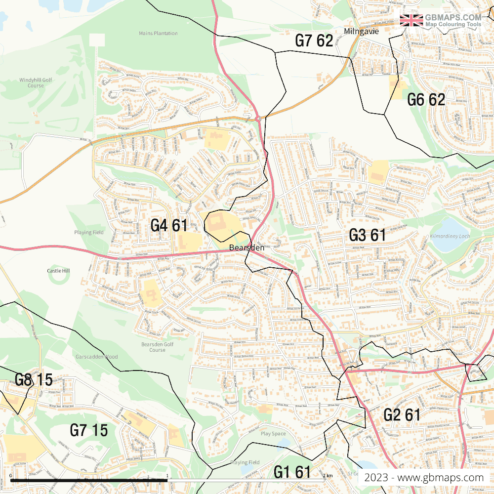 Download Bearsden Town Map