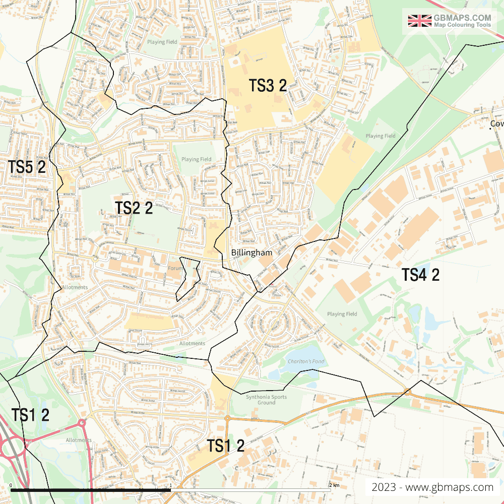 Download Billingham Town Map