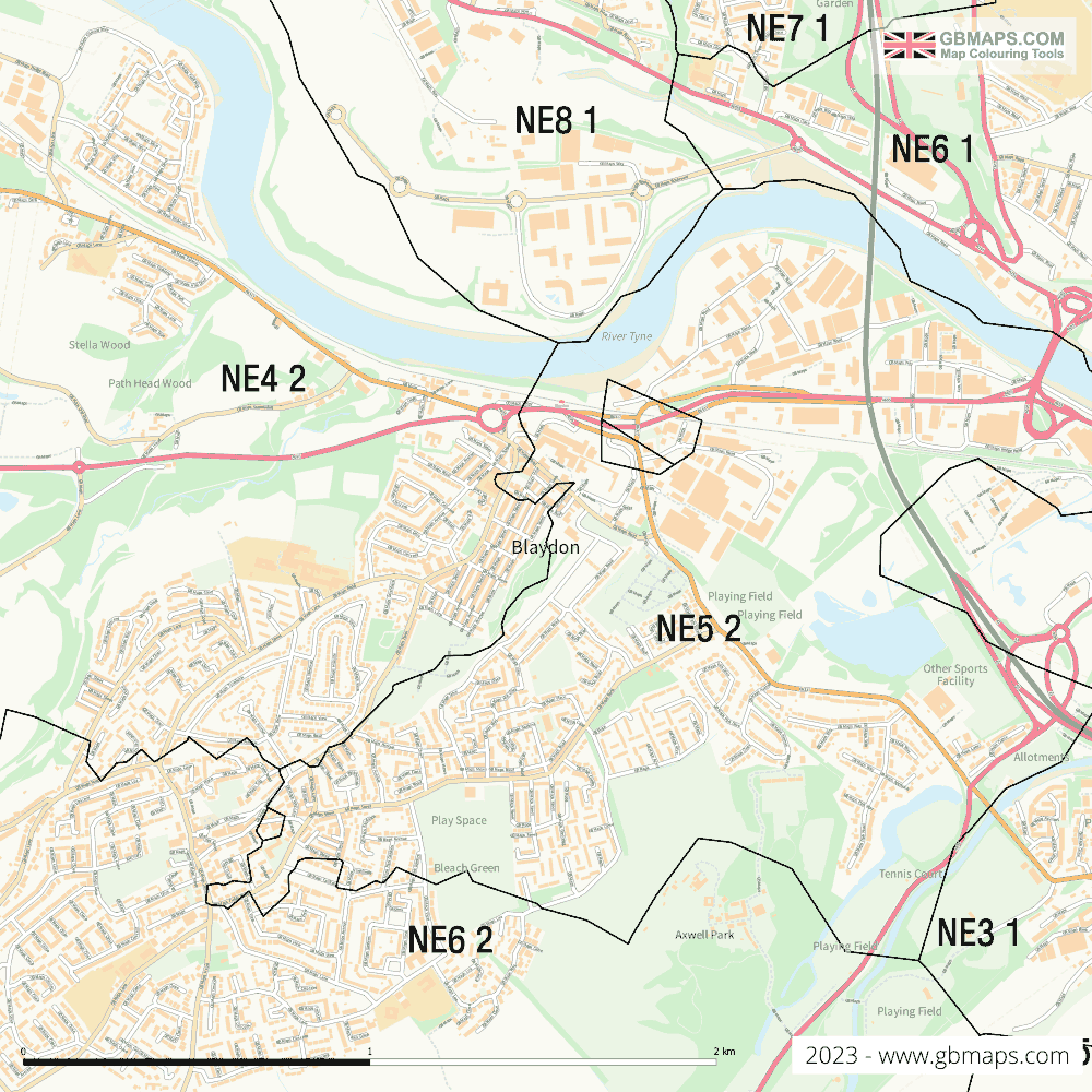 Download Blaydon Town Map