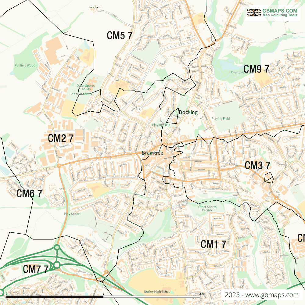 Download Braintree Town Map