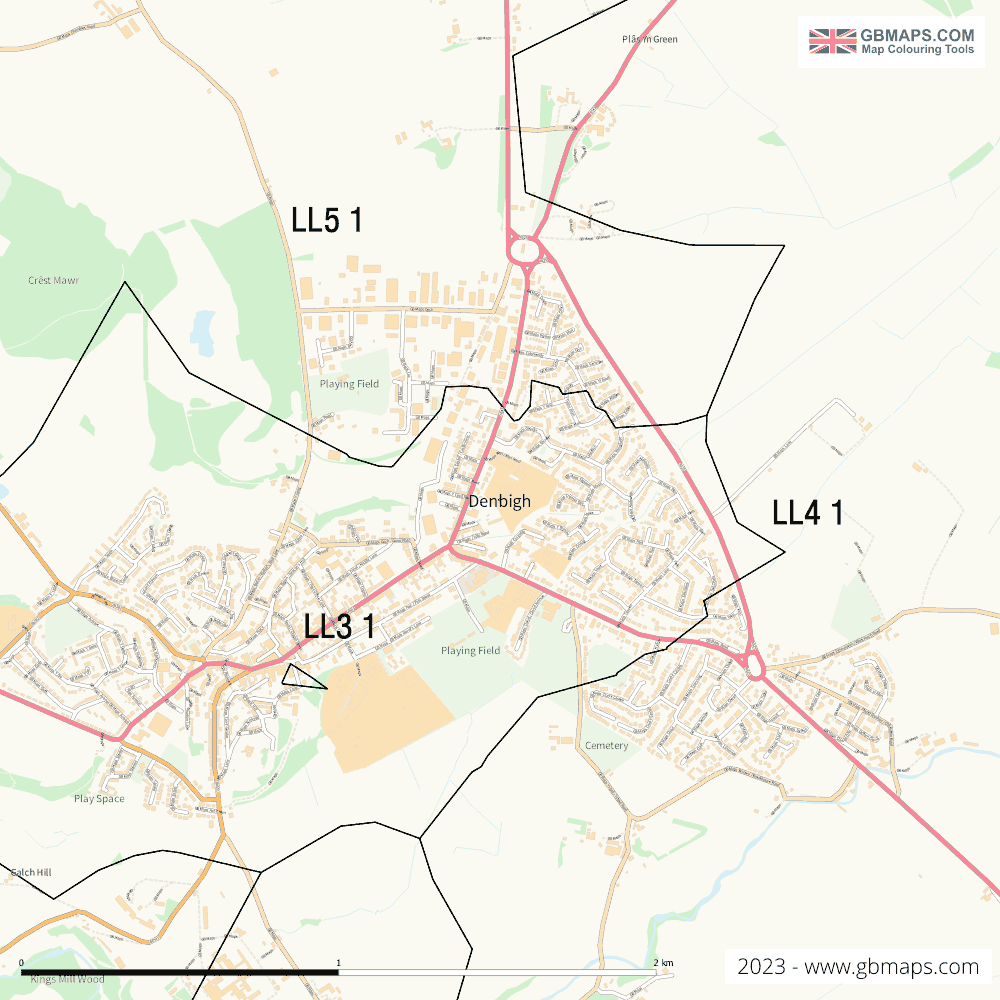 Download Denbigh Town Map