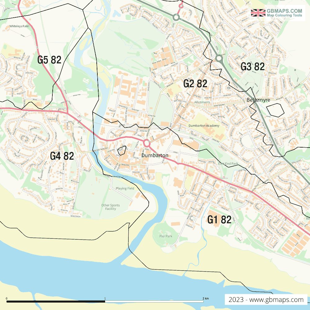 Download Dumbarton Town Map