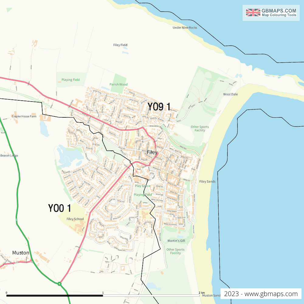 Download Filey Town Map
