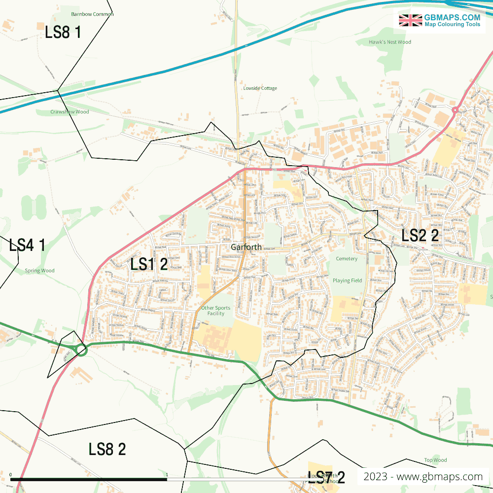 Download Garforth Town Map