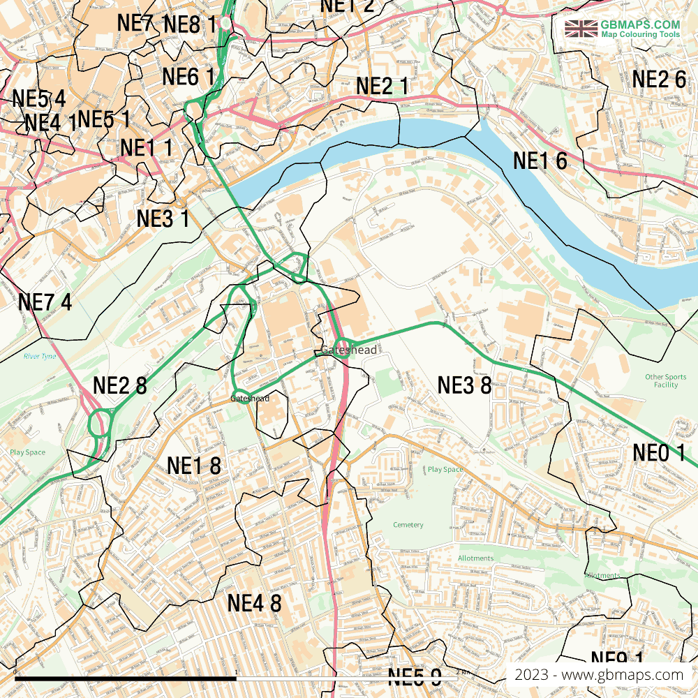 Download Gateshead Town Map