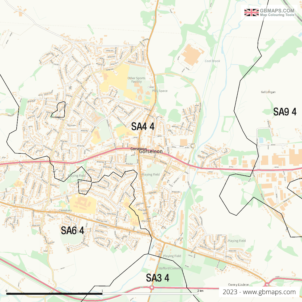 Download Gorseinon Town Map