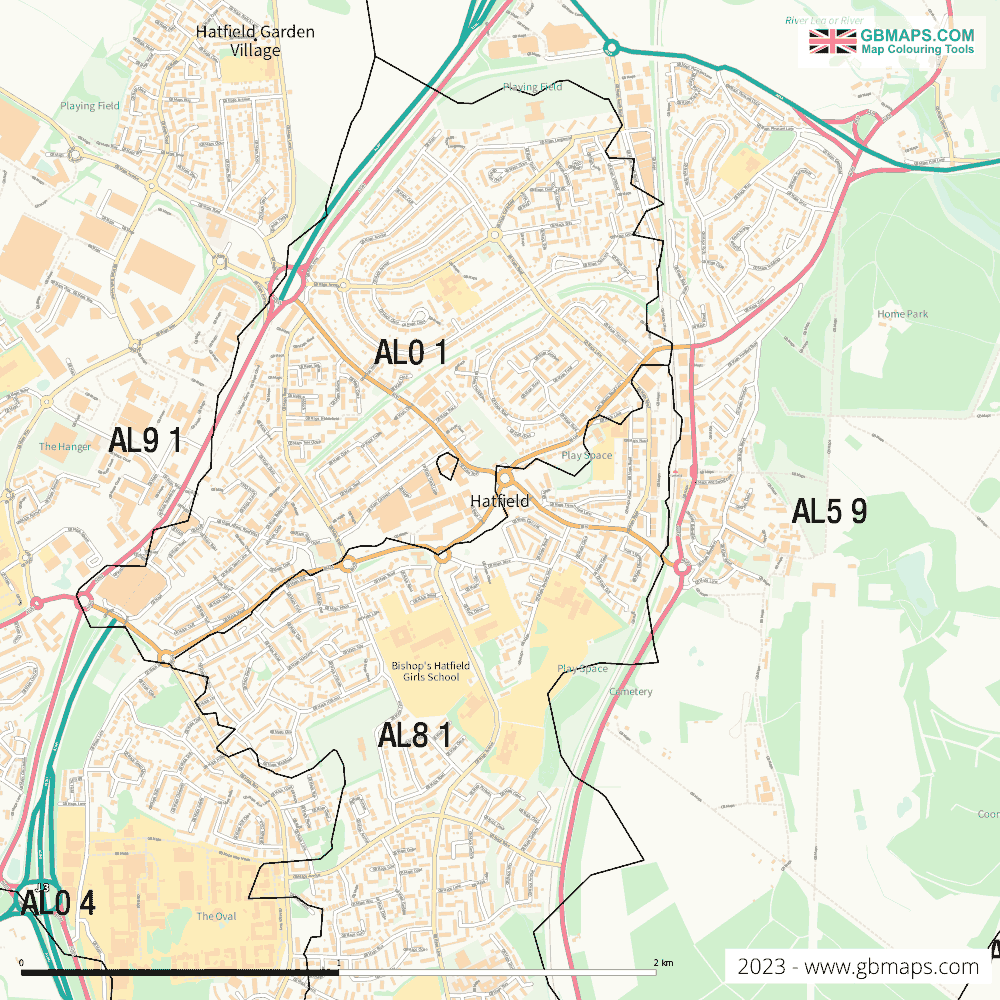 Download Hatfield Town Map