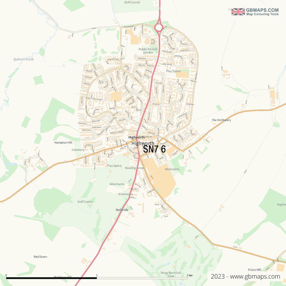 Download Highworth Town Map