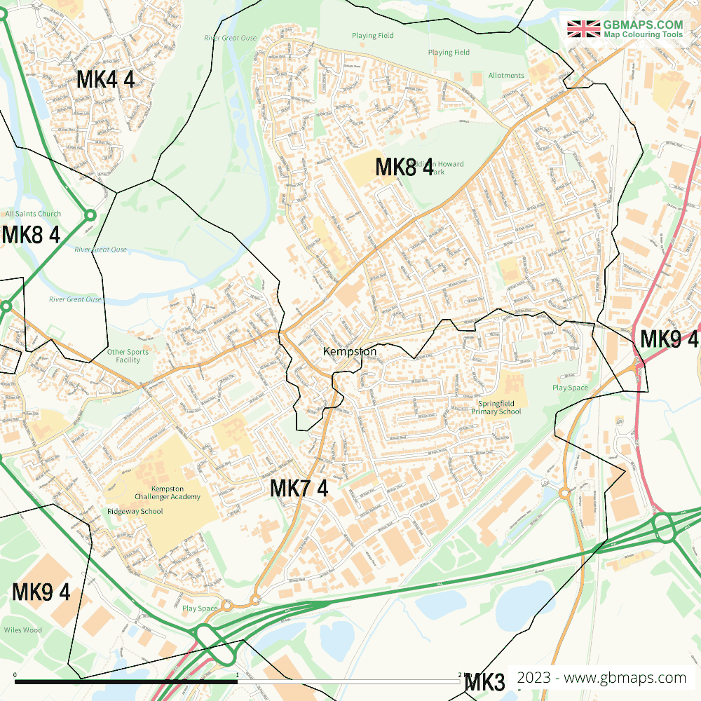 Download Kempston Town Map