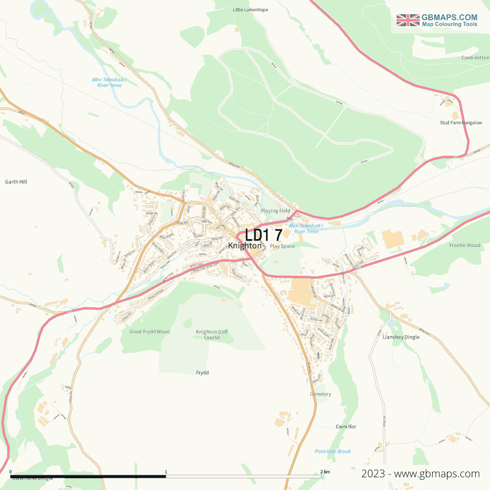 Download Knighton Town Map