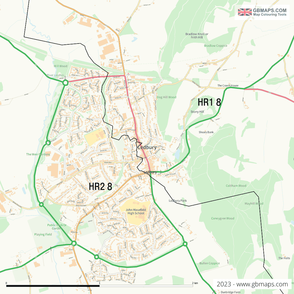 Download Ledbury Town Map