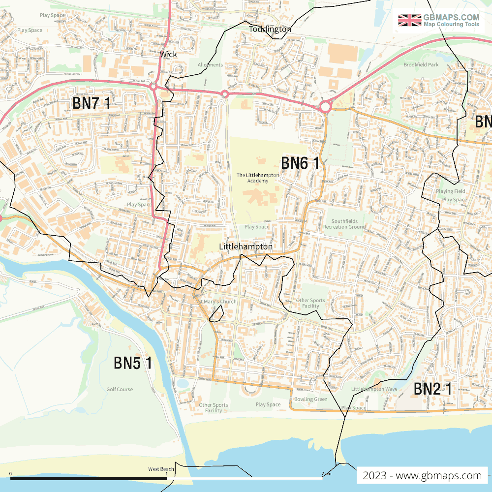 Download Littlehampton Town Map