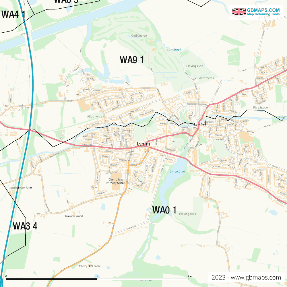 Download Lymm Town Map