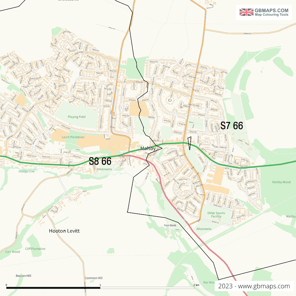 Download Maltby Town Map