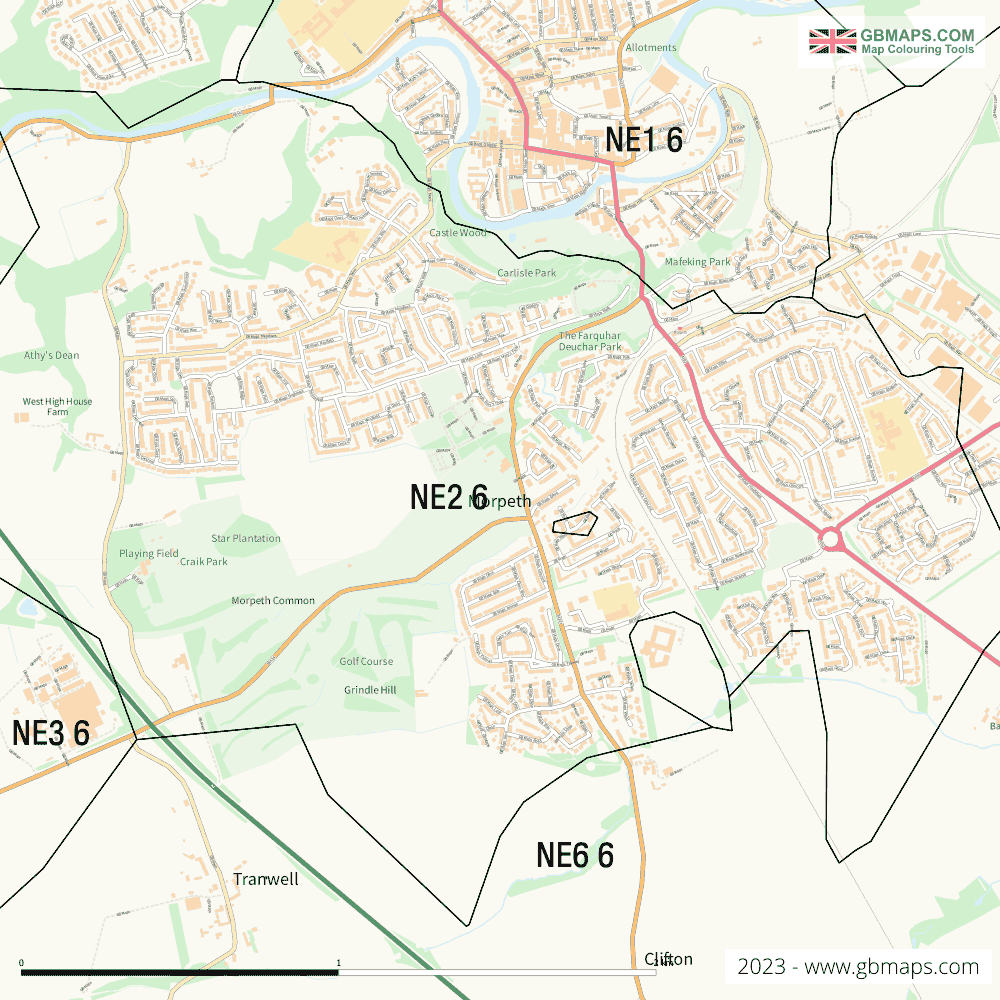 Download Morpeth Town Map