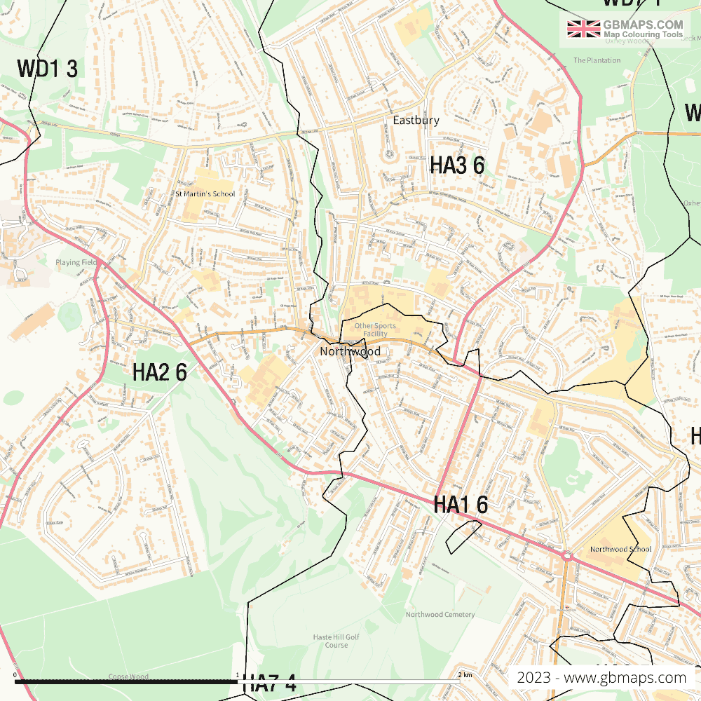 Download Northwood Town Map