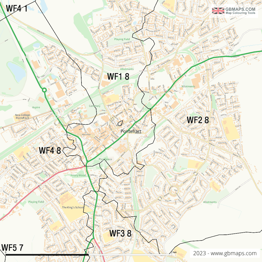 Download Pontefract Town Map