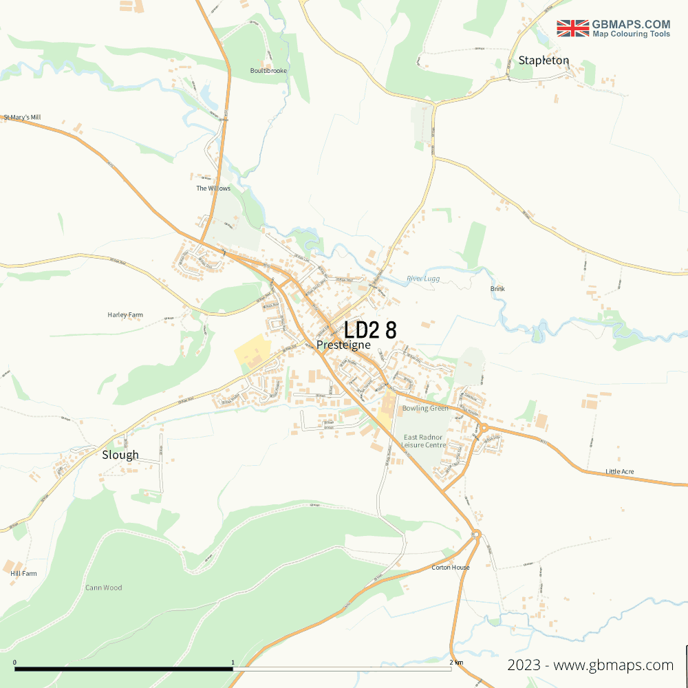 Download Presteigne Town Map