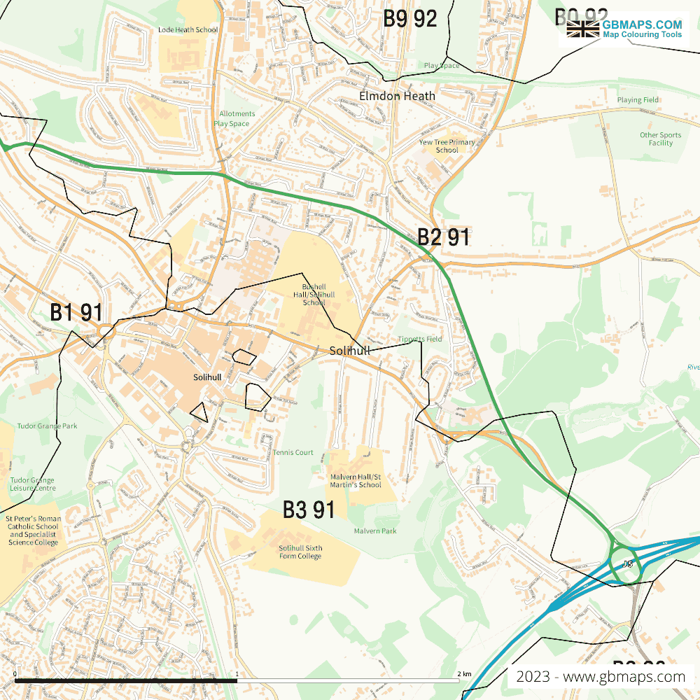 Download Solihull Town Map