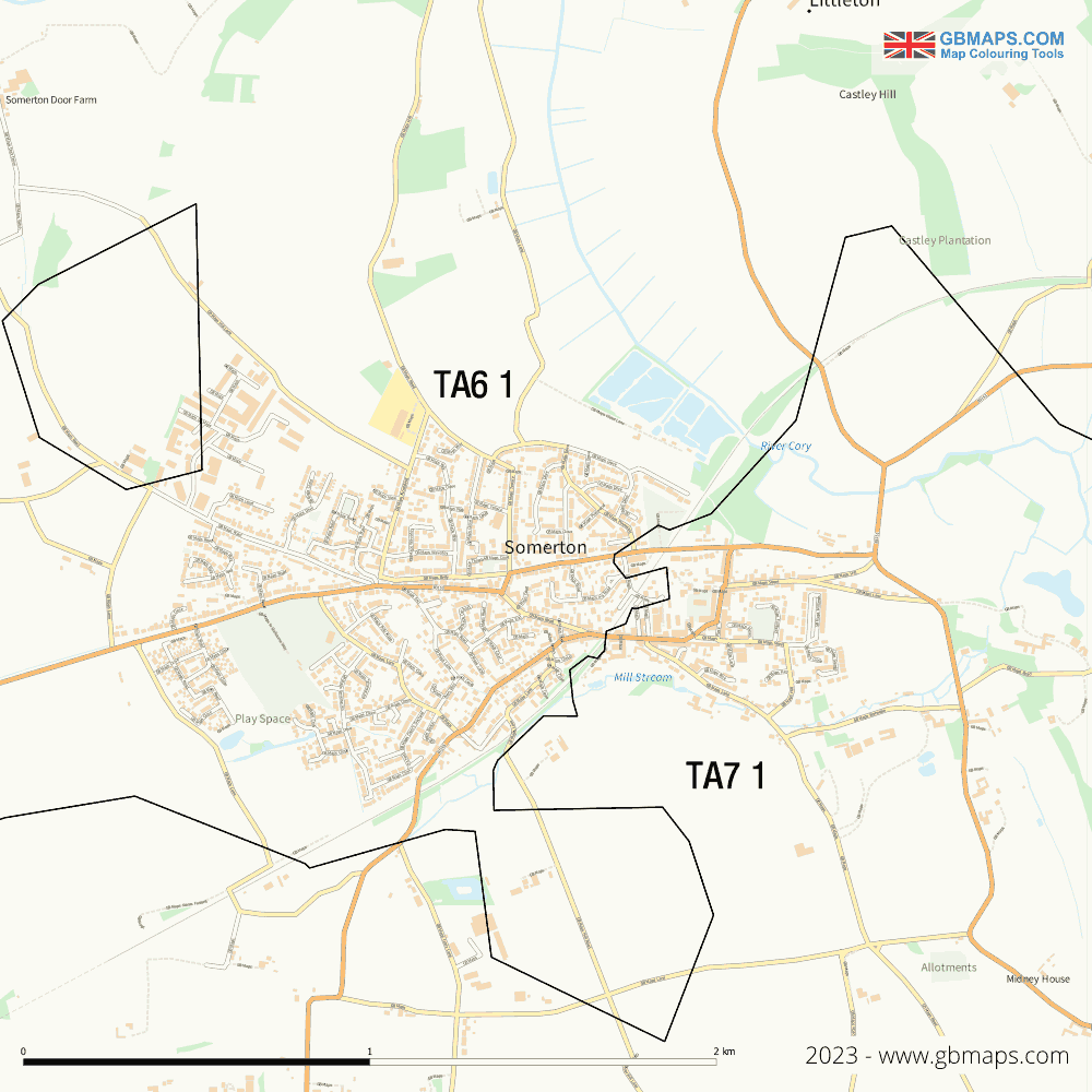 Download Somerton Town Map