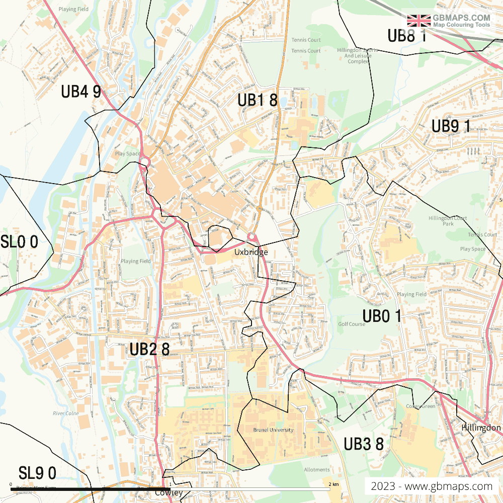 Download Uxbridge Town Map