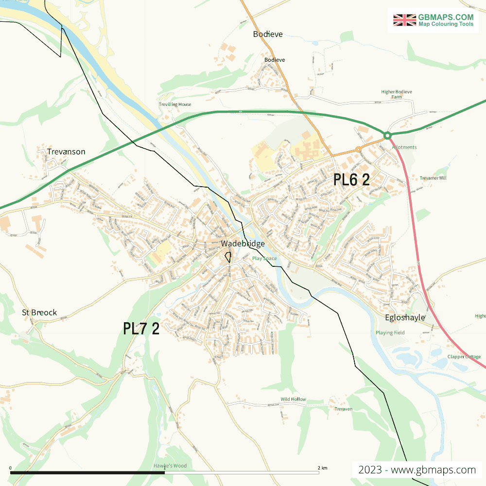 Download Wadebridge Town Map