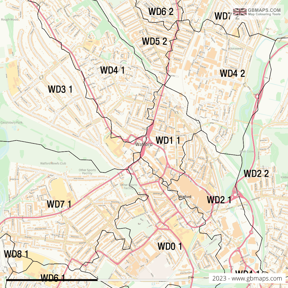 Download Watford Town Map