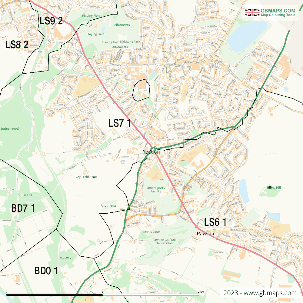 Download Yeadon Town Map