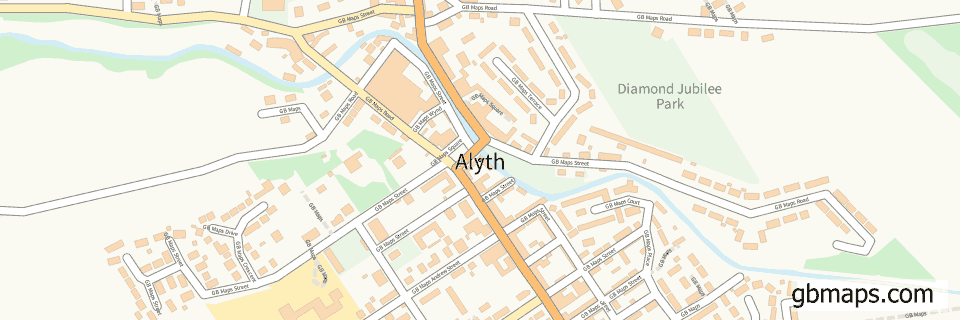 Alyth wide thin map image