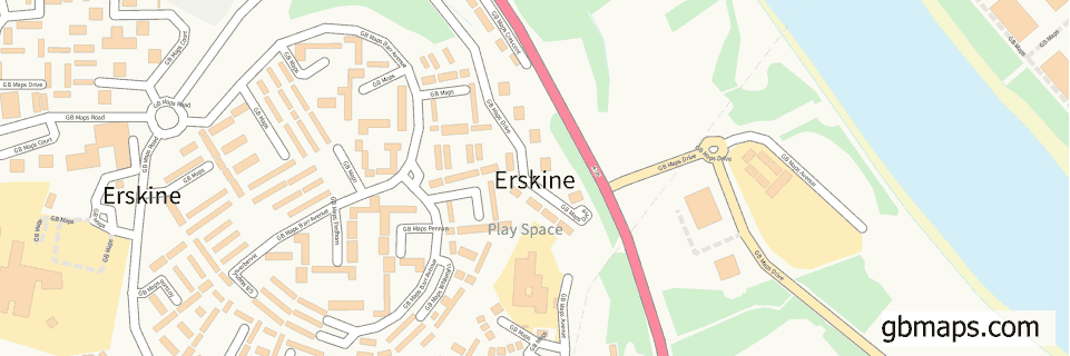 Erskine wide thin map image