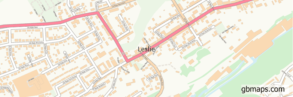 Leslie wide thin map image