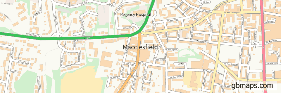Macclesfield wide thin map image