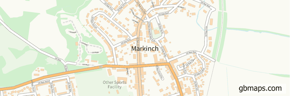 Markinch wide thin map image