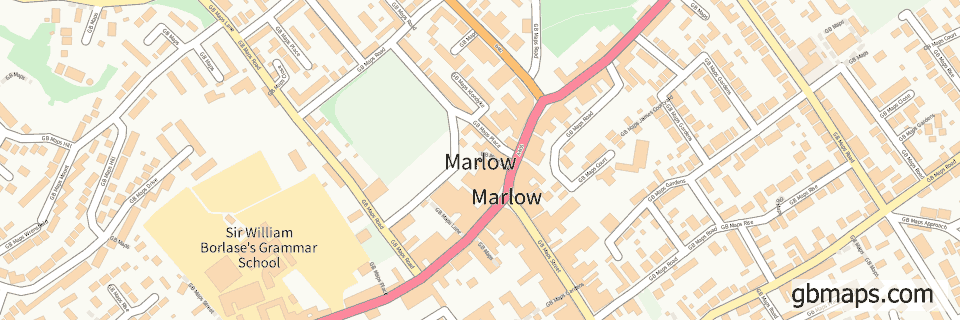 Marlow wide thin map image