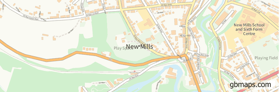 New Mills wide thin map image