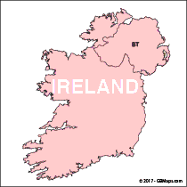 irelandpostcode map