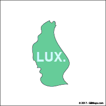 luxembourg postcode map